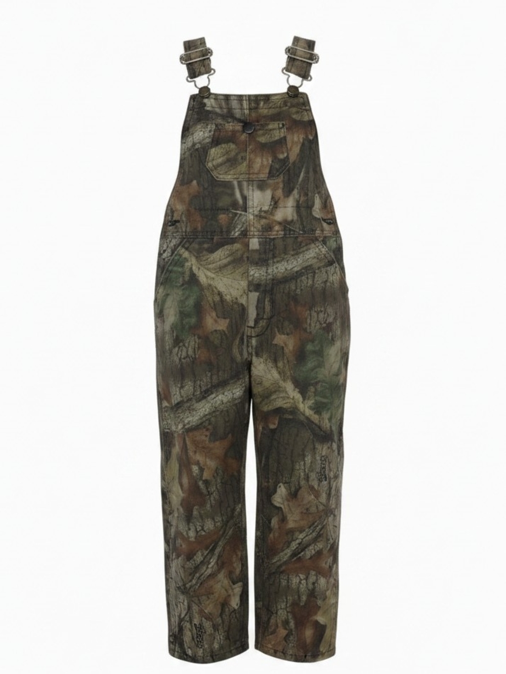 Rare Vintage Roundhouse Used Camo Kids Overalls Size 4t